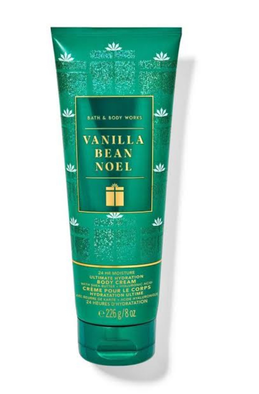 Bath & Body Works Body Cream Vanilla Bean Noel 