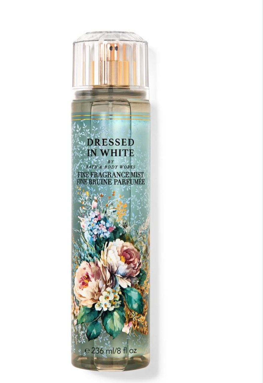 Bath & Body Works Dahlia Fine Fragrance Dressed in White